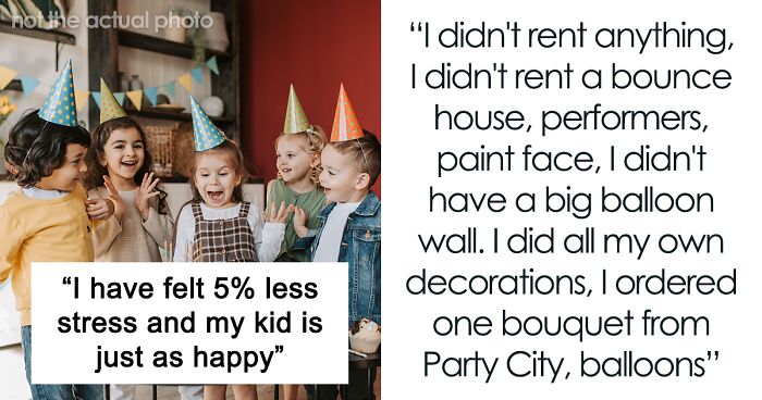 Mother Decides To Throw A Less Grand B-Day Party For Her 3 Y.O., Peeps Online Side With Her