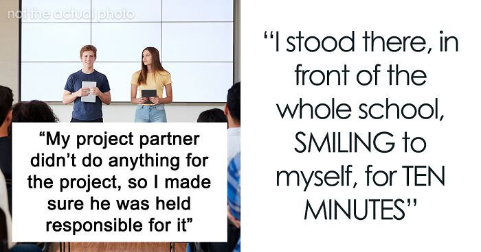 “My Partner Didn't Do Anything For The Project, So I Made Sure He Was Held Responsible For It”