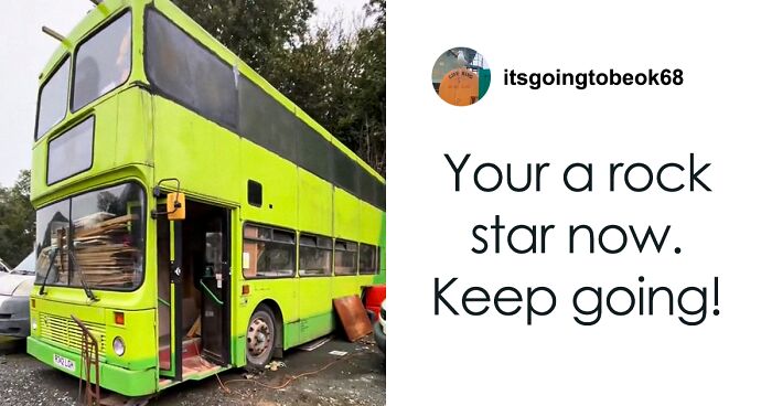 25-Year-Old Single Mom Turns Bus Into Home And Saves Money While Inspiring Thousands