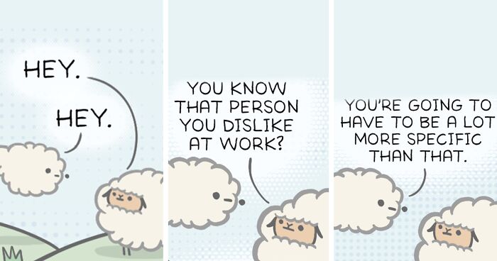 Comics With Slightly Dark Themes: My 30 New Comics From My “Sheep And Cloud” Series