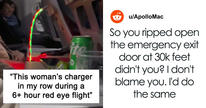 Woman Labeled Obnoxious For Using Flashy Charger That Caused A Disturbance On Overnight Flight