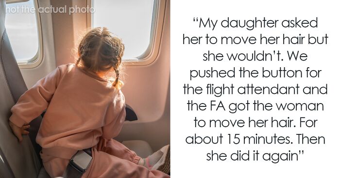 Dad Switches Plane Seats With Daughter To Have “A Better Look” At Rude Woman’s Hair