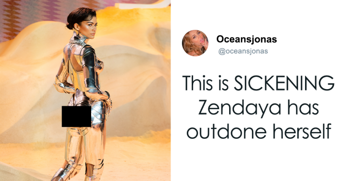 Zendaya’s Viral Robot Suit For The “Dune: Part Two” Premiere Prompts Awkward Questions From Fans