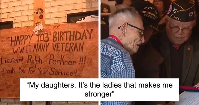 “My Daughters Make Me Stronger”: WWII Veteran Celebrates 103rd Birthday