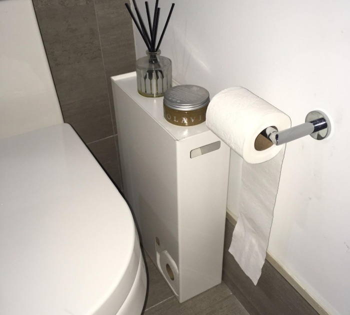 Never Run Out Of Rolls Again With The Yamazaki Home Toilet Paper Stocker