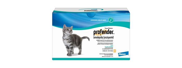 Profender cat dewormer