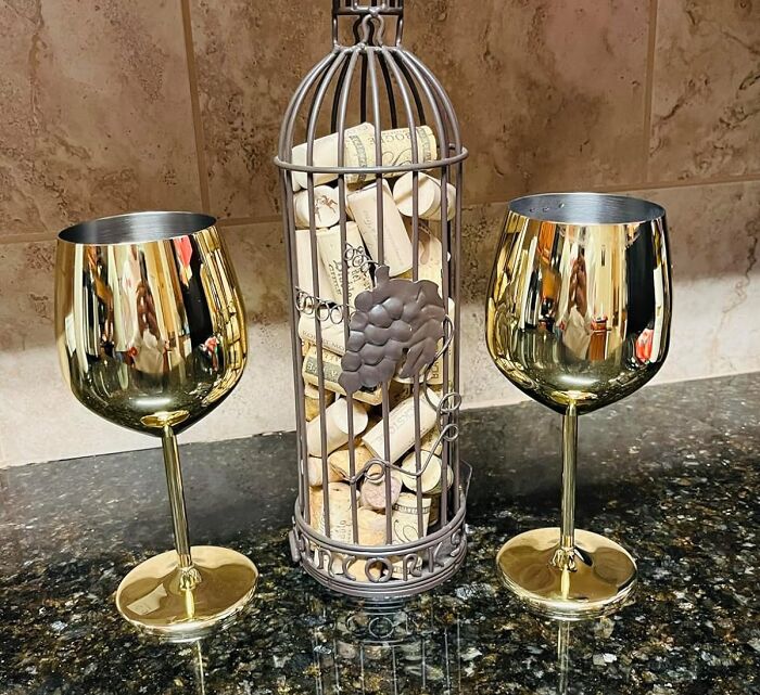 The Stainless Steel Golden Wine Glass From "Love Is Blind" Show: Sip In Style And Elegance As Seen On TV!