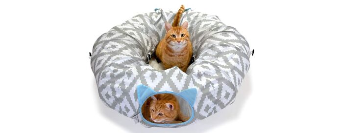 Kitty City Pop-Up Cat Tunnel Bed