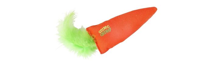 Ourpets Catnip Filled Carrot Kicker cat toy