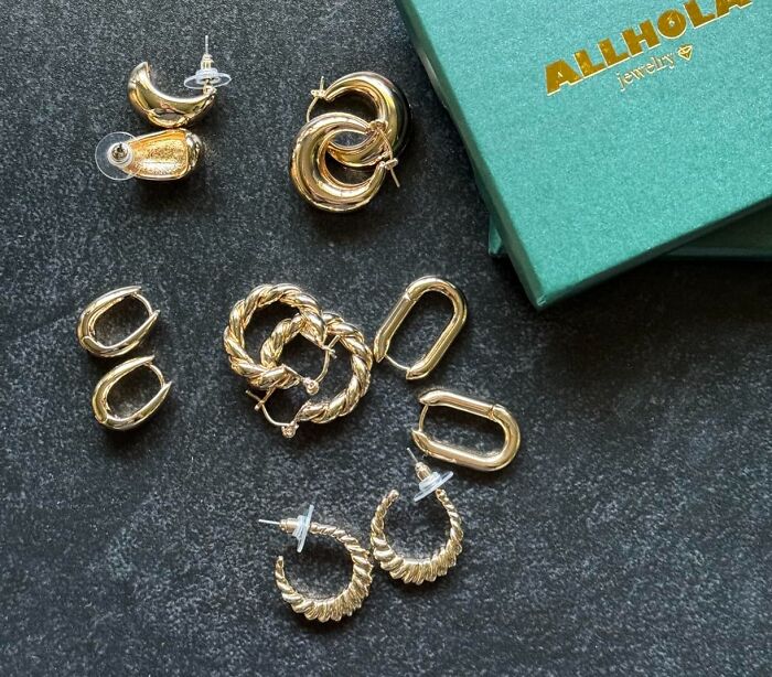 Stack Your Style: 14k Gold Hoop Earrings Multipack For Every Occasion!