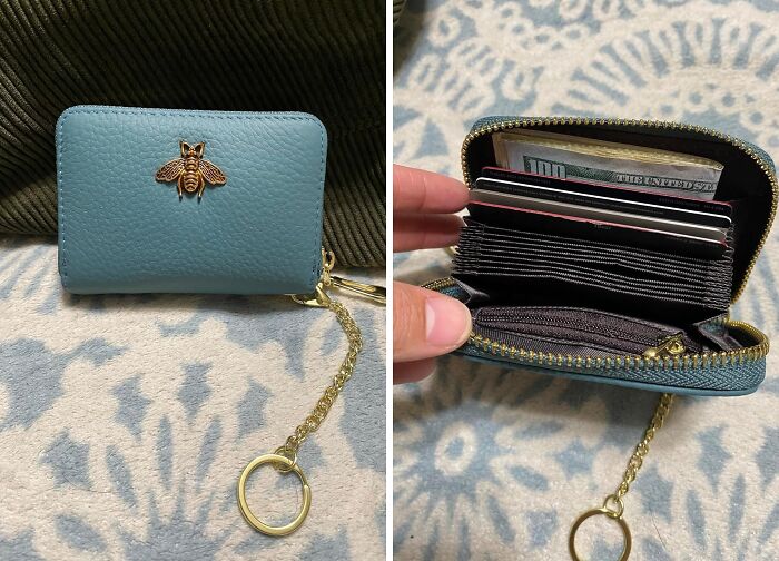 Zip It Up: Compact Leather Card Wallet For The Minimalist Mover!