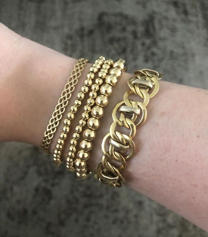 Beads Of Glory: Flaunt A 14k Gold Plated Bracelet & Sparkle Every Day!