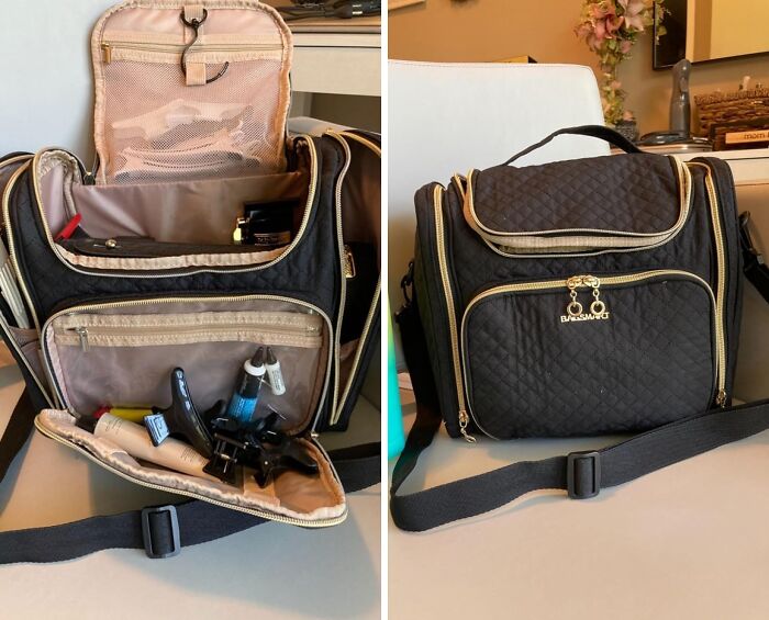 Toiletries On The Go: This Bag makes Travel Cleanup A Zip, Not A Trip!