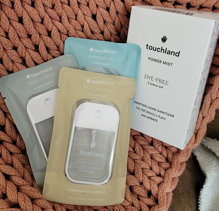  Touchland Trio: 3 Hydrating Hand Sprays For Travel - Sanitize On The Go!