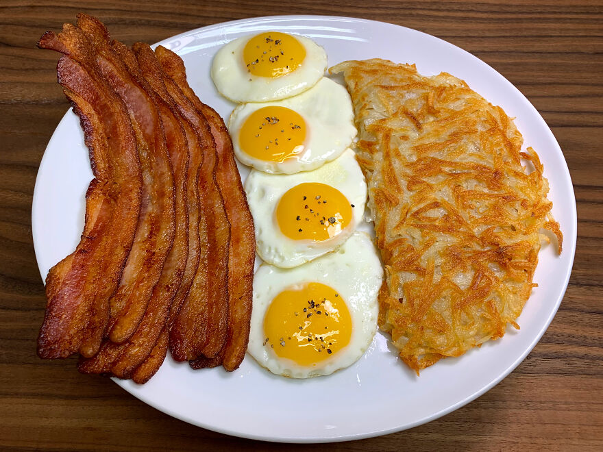 Bacon Eggs Hash Browns