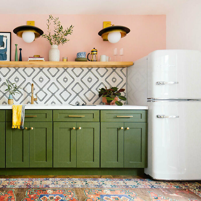 I'm Truly Mesmerized By Big Chill Appliances And These Kitchen Counters Are Just A Dream