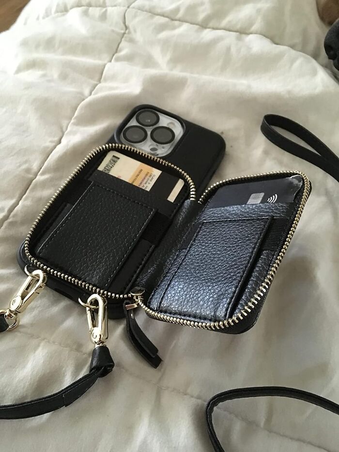 Strap In, Step Out: Phone Case With Card Holder For Hands-Free Hustle!