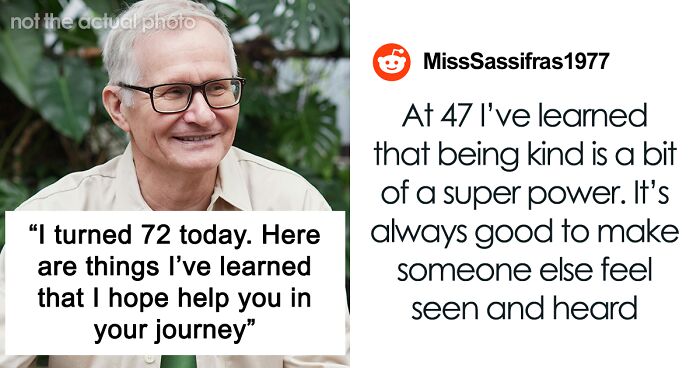 72 Y.O. Shares ‘32 Things I’ve Learned That I Hope Help You In Your Journey’, Goes Viral