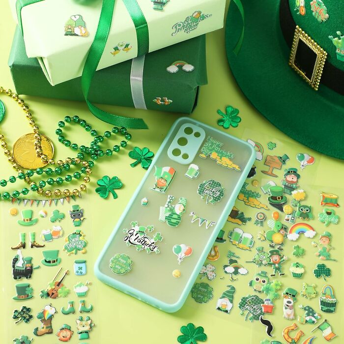 Craft Your Luck: St. Patrick's Day Puffy Stickers - The Essential Touch For Festive Fun And DIY Magic!