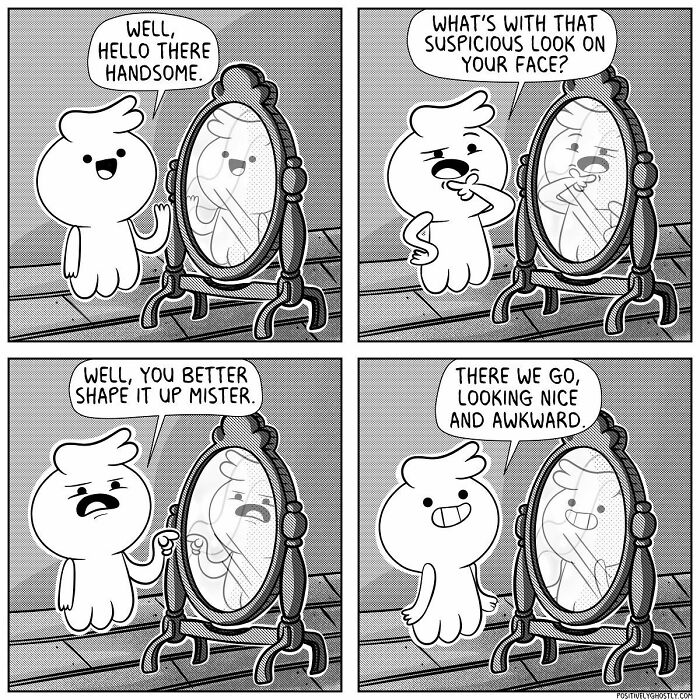 Positively Ghostly's Motivating Comics