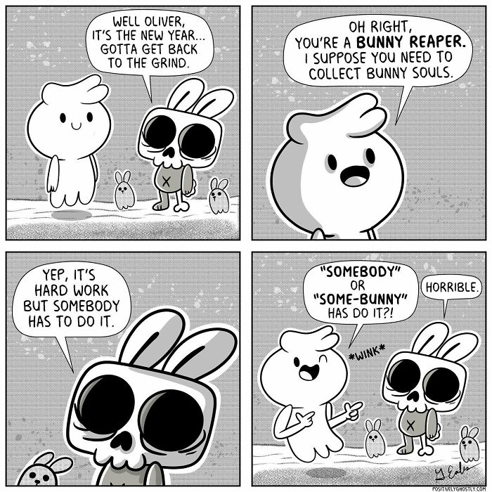 Positively Ghostly's Motivating Comics