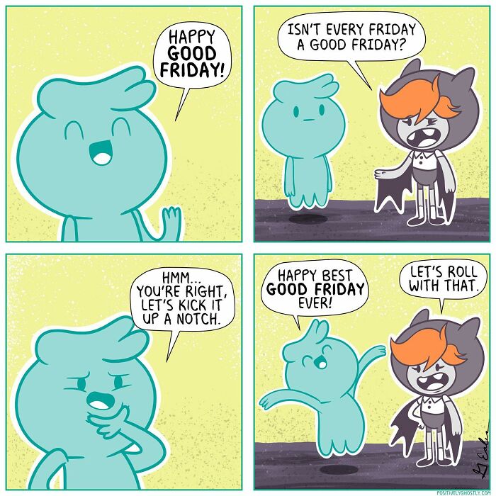 Positively Ghostly's Motivating Comics