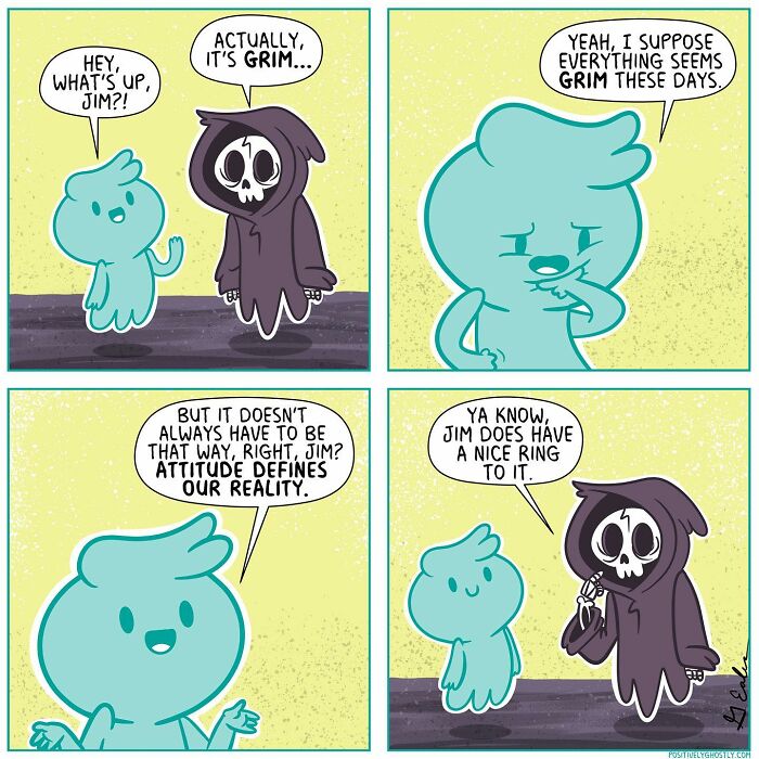 Positively Ghostly's Motivating Comics