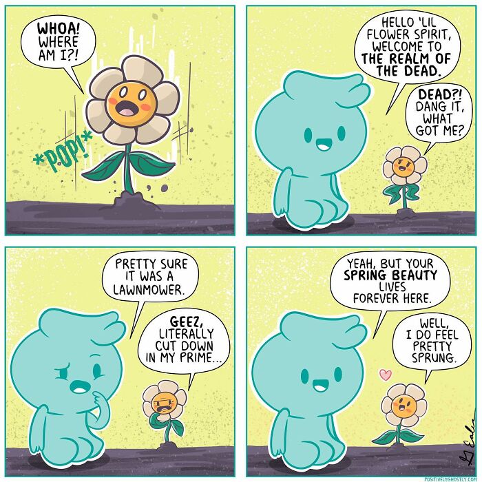 Positively Ghostly's Motivating Comics