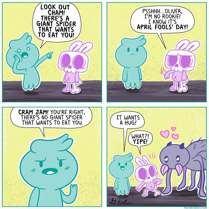 Positively Ghostly's Motivating Comics