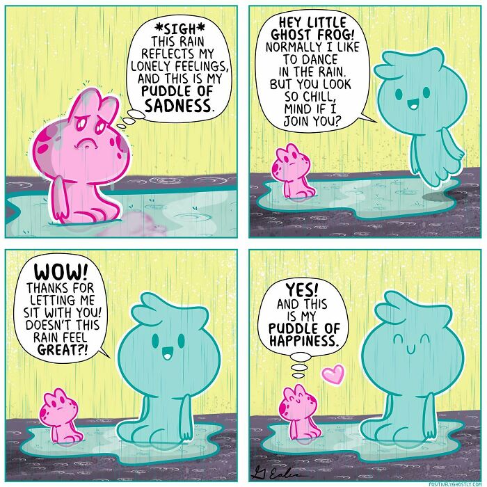 Positively Ghostly's Motivating Comics