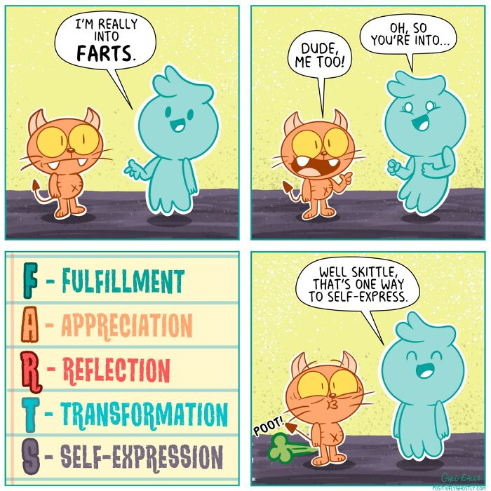 Positively Ghostly's Motivating Comics