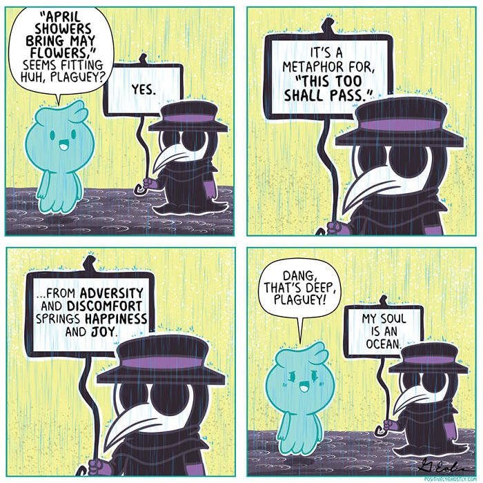 Positively Ghostly's Motivating Comics