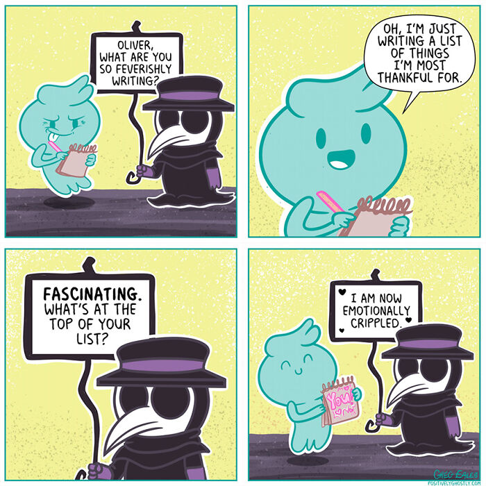 Positively Ghostly's Motivating Comics