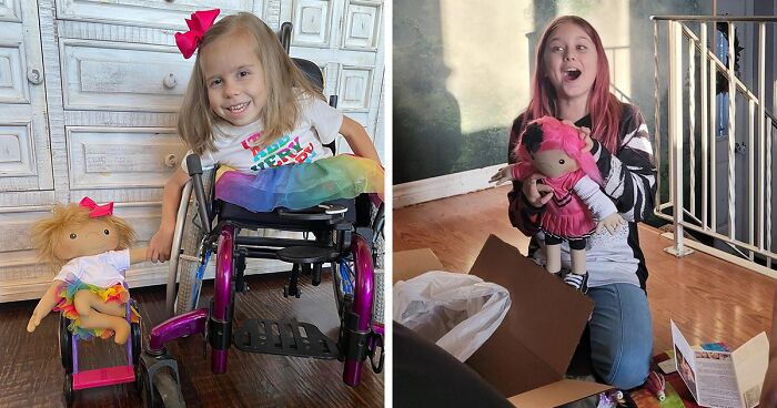 Woman Brings Joy To Kids With Rare Health Conditions By Creating Dolls That Look Like Them (30 Pics)