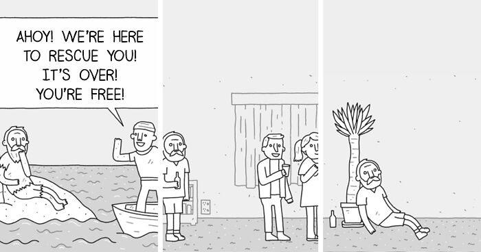 Distorted Reality: 30 Hilariously Unpredictable Surreal Scenarios By This Comic Artist