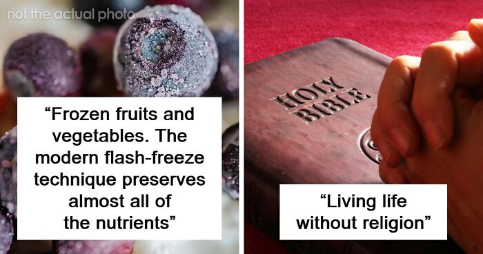 “Frozen Fruits And Vegetables”: 55 Things That Are Way Healthier Than Most Believe