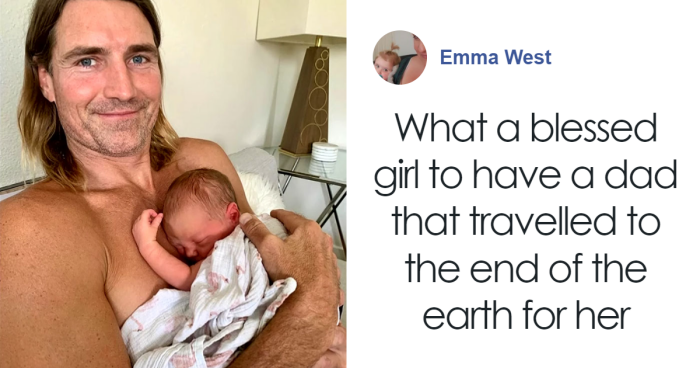 “I Couldn’t Believe It”: Dad Flies To Meet Baby Girl After Mother Wanted To Put Her Up For Adoption