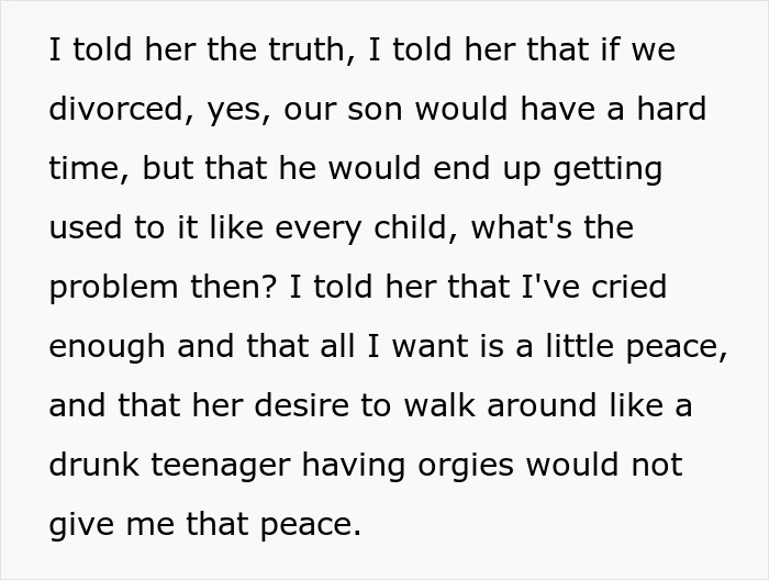 "And Why Should I Care?": Husband Leaves Wife And Son, Says He Has To Put Himself First