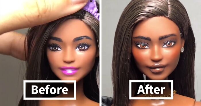 18 Before And After Images Of Barbies And Kens That Had A Makeover Done By Daniel Lima