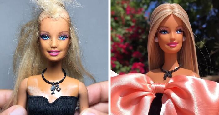 Barbie Makeovers: 18 Before And After Images Of Barbies And Kens Transformed By Daniel Lima