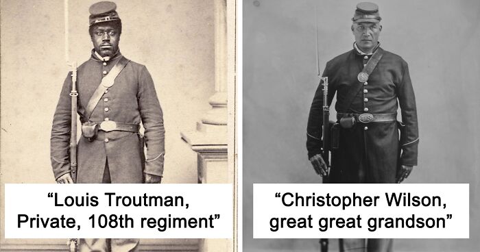 Portraits Of Famous Black Civil War Figures And Their Direct Descendants