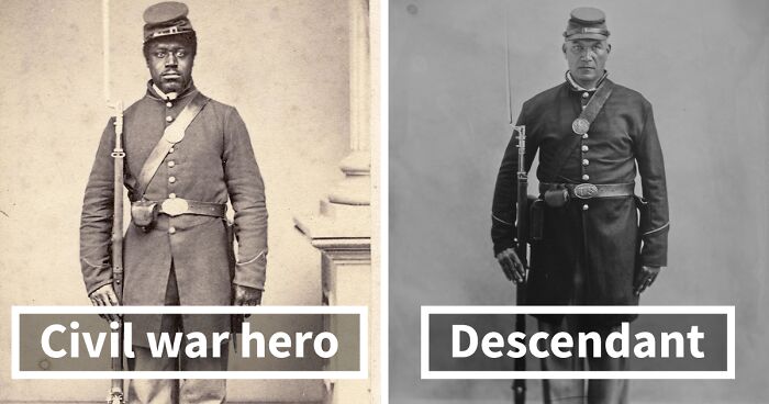 Descendants Of Black Civil War Heroes Recreate Their Portraits In Painstakingly Accurate Fashion