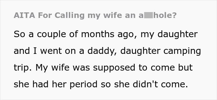 “[Am I The Jerk] For Calling My Wife A Jerk After She Bailed Off A Family Trip”