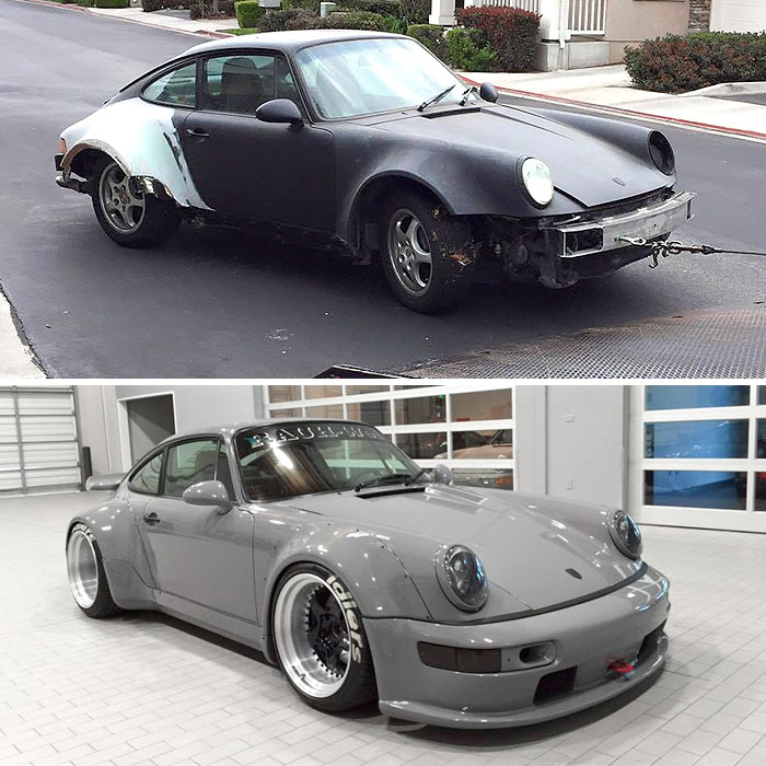 Before And After - Porsche Edition