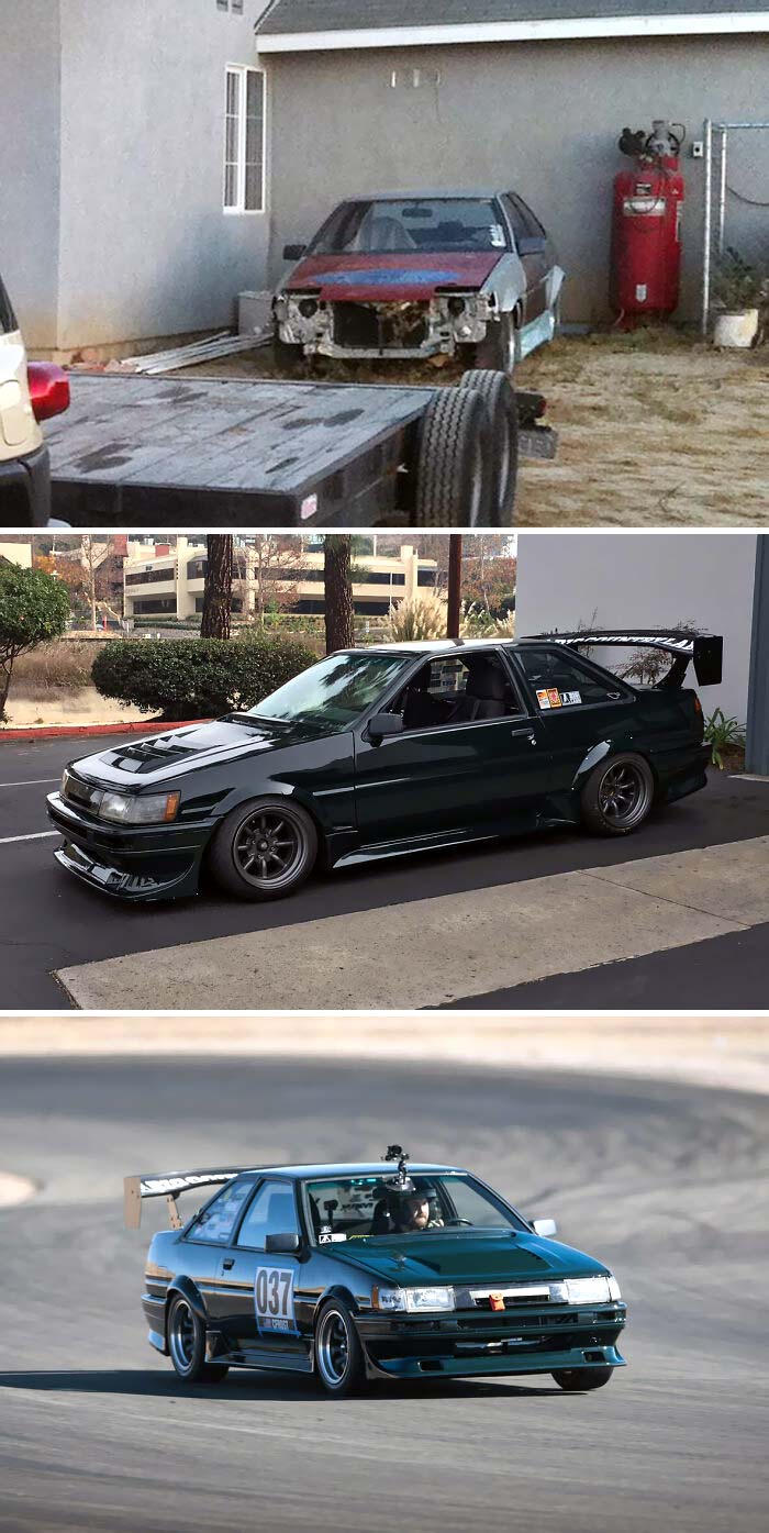 My AE86 Project Before And 8 Years After