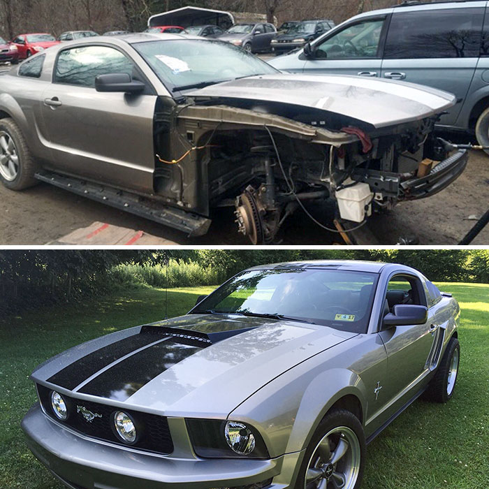 Before And After Of Our 08 Mustang