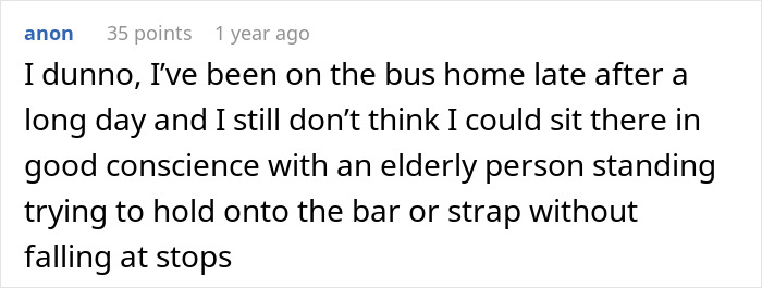 Person Refuses To Give Up Seats For The Pregnant And Elderly, Starts A Fierce Debate