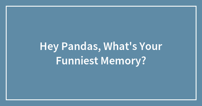 Hey Pandas, What’s Your Funniest Memory? (Closed)