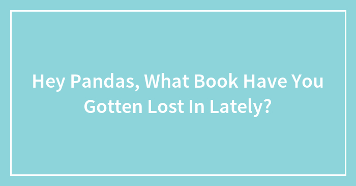 Hey Pandas, What Book Have You Gotten Lost In Lately? (Closed)