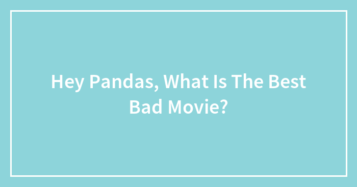 Hey Pandas, What Is The Best Bad Movie? (Closed)